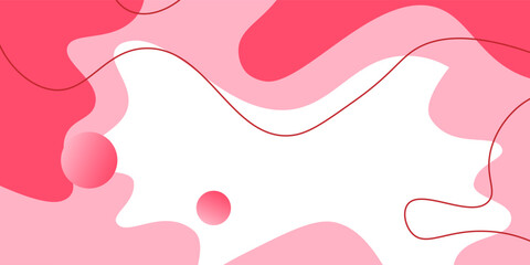 modern abstract background with pink color fluid shapes ,minimal poster. ideal for banner, web, header, cover, billboard, brochure, social media,