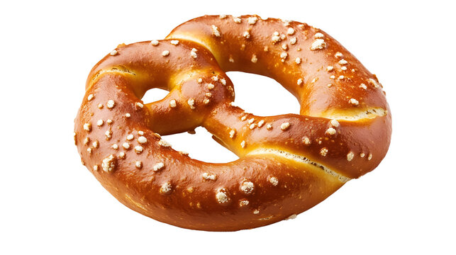 recommend clip art: pretzel isolated on white background