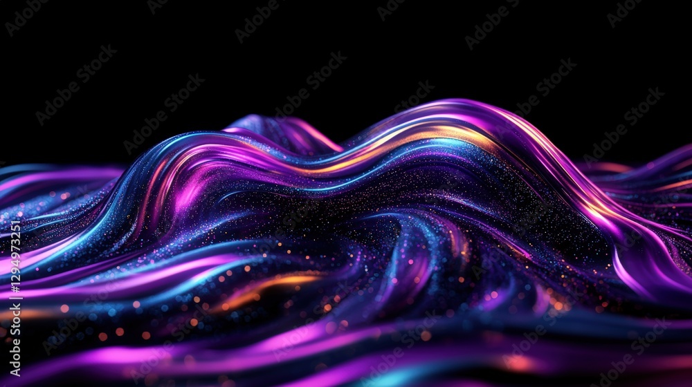 Aufkleber abstract background featuring colorful liquid patterns and textures in vibrant hues and fluid shapes