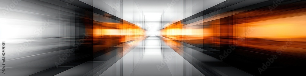 Aufkleber geometric abstract design with soft lighting for technology and science