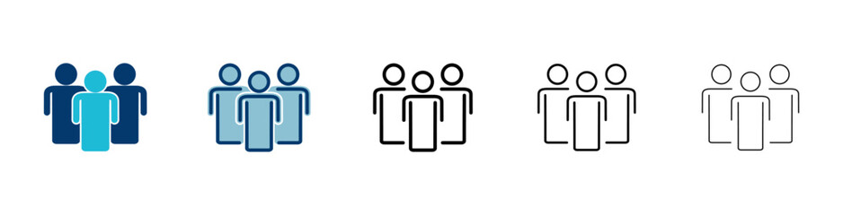 people icon vector isolated on white background. person icon. User vector icon