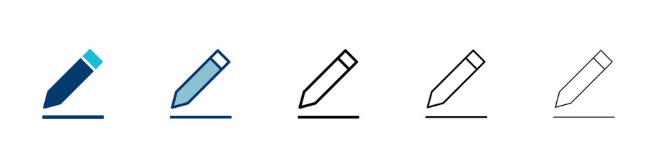 Edit icon vector isolated on white background. Pencil icon. sign up Icon vector. edit text