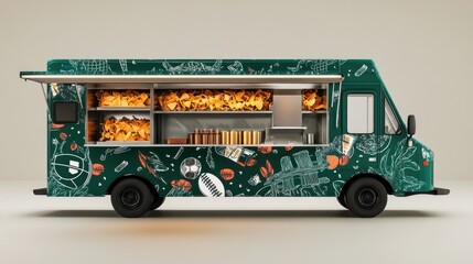 Green Food Truck Design: A Culinary Adventure on Wheels