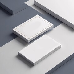 Modern office interior design with white furniture and stationery elements