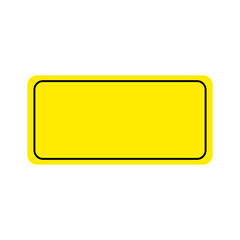 Blank Warning Sign Billboard Icon, Simple Icon Vector Design, best used for presentation, application, web and banner © SimpleDesign