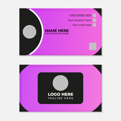 professional modern & creative business card template layout design and horizontal simple clean template vector design.