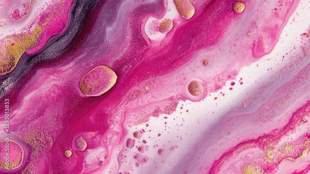 Poster abstract pink texture with a fluid design, featuring soft curves and space for creative content or t