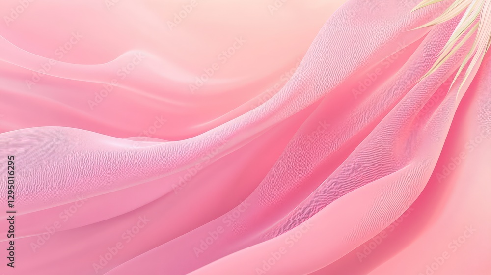 Poster a delicate pastel pink background with subtle fabric-like texture, offering an ideal backdrop for co