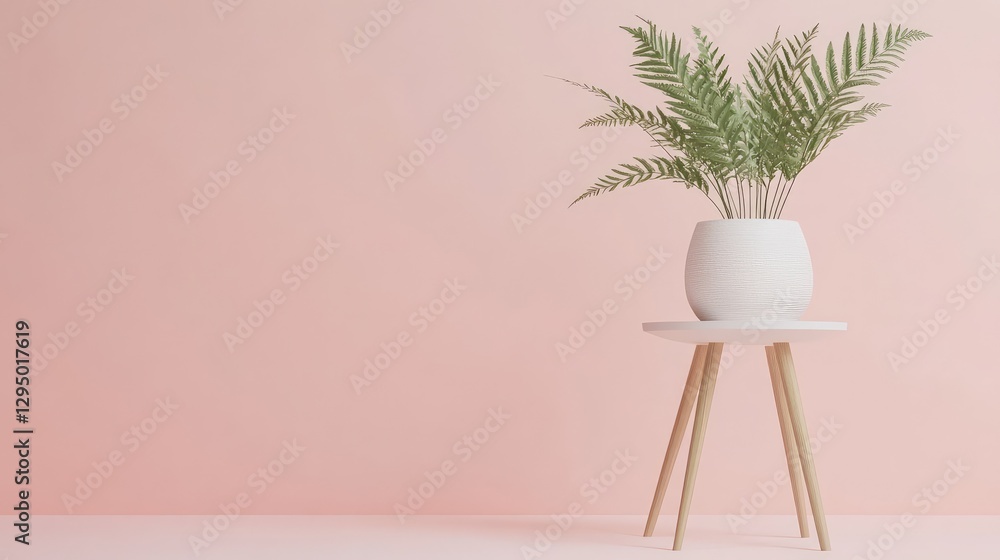 Poster a light, soft pink background with smooth gradients, creating a serene and clean environment with ro