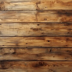 Obraz premium Rustic wooden plank background with natural grain and warm tones