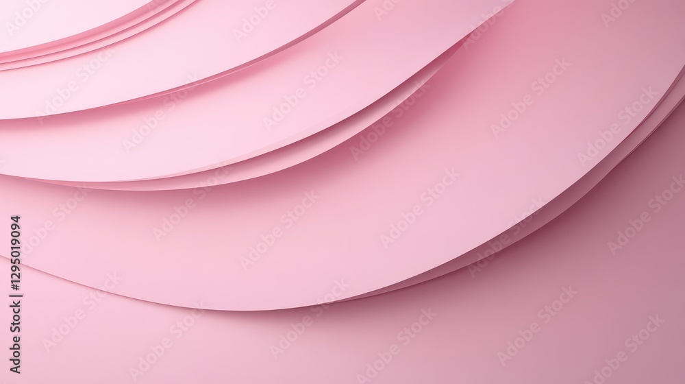 Poster a smooth, matte pink texture with subtle shadows and gradients, offering ample open space for text o