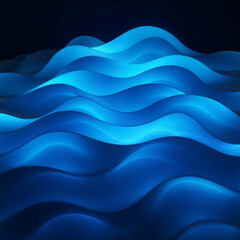 Fototapeta premium Abstract Light Waves Moving in a Smooth Harmony , created with generative AI technology 