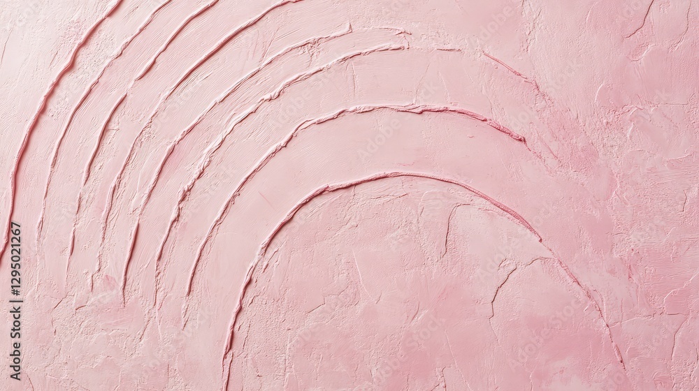Poster soft, pastel pink textured background with gentle curves and patterns, leaving ample space for desig
