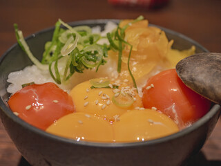 とても美味しい贅沢卵かけご飯