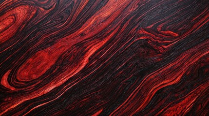 Smooth Polished Rosewood Background with Deep Reddish Stripes