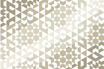 Soft brown and beige triangular maze pattern with a geometric triangle illusion. Optical abstract concept