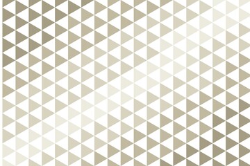 Soft brown and beige triangular geometric pattern with a modern structured design. Abstract symmetry concept