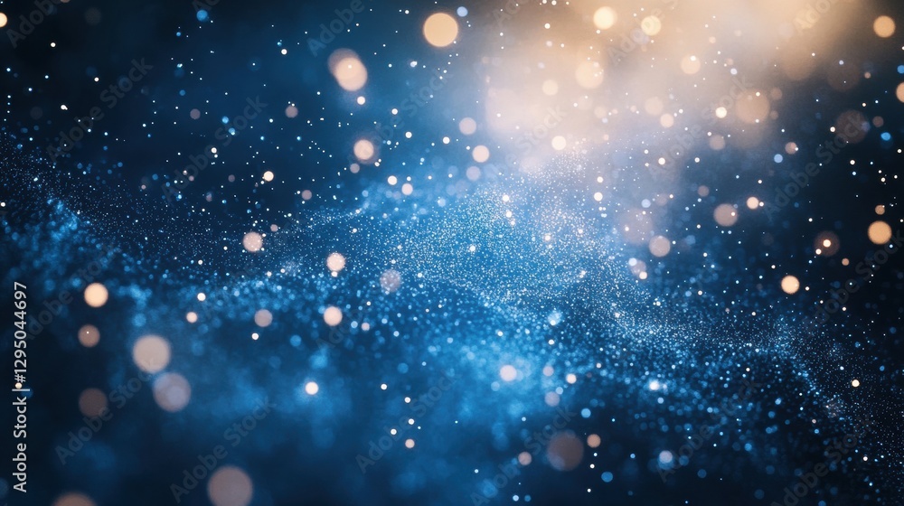 Poster microscopic gas particles create a captivating display of suspended beauty in the air. generative ai