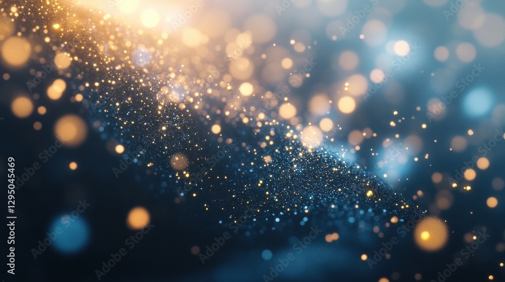 Aufkleber suspended gas particles create a beautiful visual in the air with sparkling effects and vibrant colo