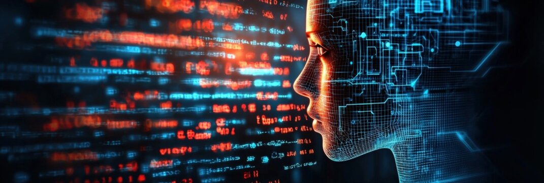 AI-generated alien language, glowing unknown symbols appearing on a futuristic holographic screen, sci-fi linguistics concept