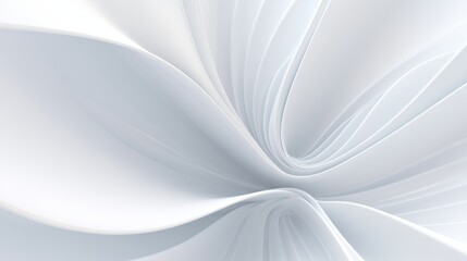 Obraz premium Abstract curved dynamic white background