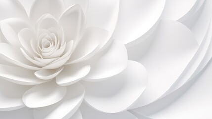 Abstract curved dynamic white background
