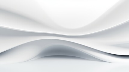 Obraz premium Abstract curved dynamic white background