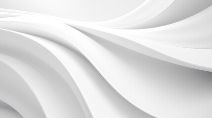 Fototapeta premium White Paper Fan Wave Abstract Background