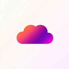High tech icon. Cloud
