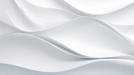 Obraz premium Abstract curved dynamic white background