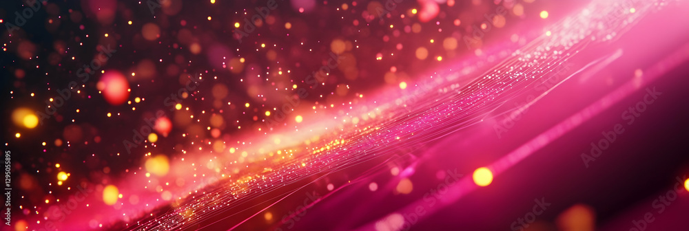 Poster abstract futuristic background with data transfer and cyberspace concept -