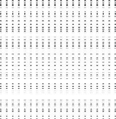 Symmetrical texture with vertical stripes consisting of small particles or dots.