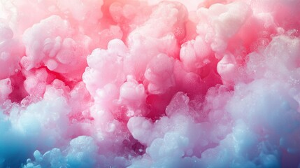 Fototapeta premium Abstract colorful smoke clouds in vibrant pink and blue tones