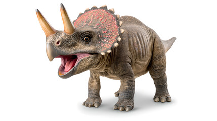 Obraz premium Triceratops Dinosaur Model, Perfect for Educational Displays