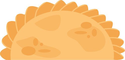 Kue Pastel, Indonesia Snack Illustration