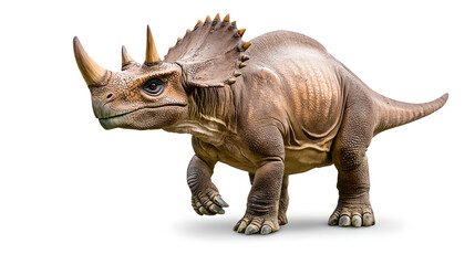 Fototapeta premium Detailed Image of a Prehistoric Ceratopsian Dinosaur