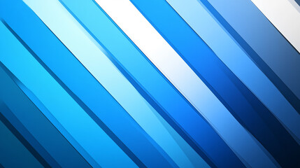 Obraz premium Striking Diagonal Blue and White Design