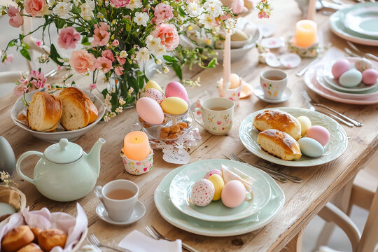  Easter breakfast table