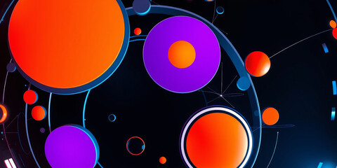 Obraz premium Abstract Wall Art: Colorful Bubble Patterns and Organic Texture Inspirations