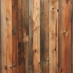 Rustic wooden plank wall texture with natural grain and tones