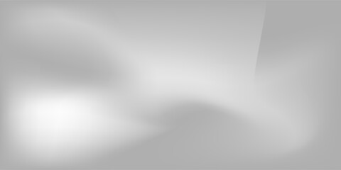 Silver foil background with metal mirror texture. Chrome gradient surface with light gloss