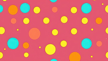A Playful Polka Dot Background for Cheerful Designs