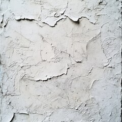 Fototapeta premium Arafed white paint covers a textured wall, beautifully contrasting with a sleek black frame surrounding it.