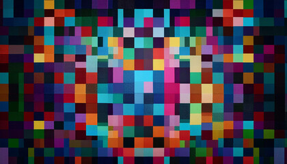 Fototapeta premium colorfull pixel background
