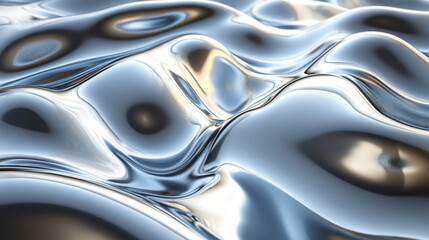 A sleek, modern liquid galaxy background with a shiny silver finish, symbolizing futuristic technology and advanced innovation, conveying a sense of cutting-edge design and cosmic mystery.

