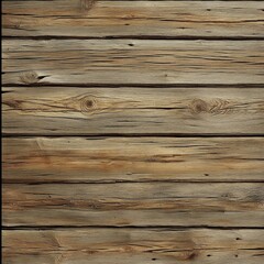 Fototapeta premium Rustic wooden planks background with natural texture and knots