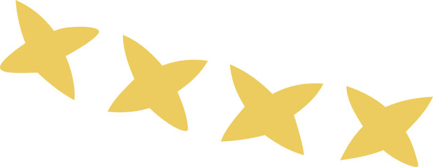 vector illustration of an abstract yellow bird