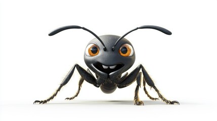 Cartoon Ant Facing Forward