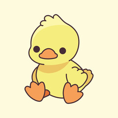 Flat Vector Animal Illustration