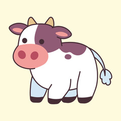 Flat Vector Animal Illustration